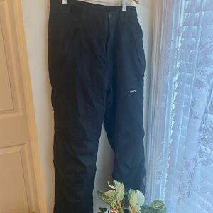 Arctix Snow Pants Kids Youth Size XL Black Bottoms Adjustable Waistband EUC